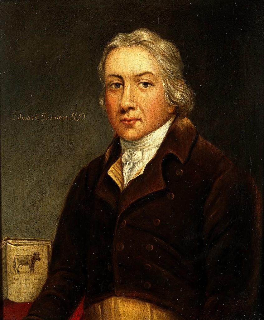 V0023503 Edward Jenner. Oil painting. Credit: Wellcome Library, London. Wellcome Images images@wellcome.ac.uk http://wellcomeimages.org Edward Jenner. Oil painting. Published: - Copyrighted work available under Creative Commons Attribution only licence CC BY 4.0 http://creativecommons.org/licenses/by/4.0/